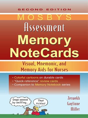 cover image of Mosby's Assessment Memory NoteCards